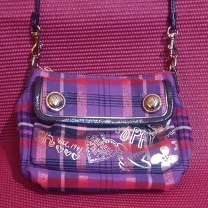 Coach Pink and Purple Crossbody Bag